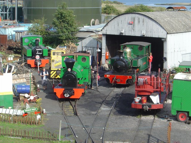 Overview of the engine shed in 2005