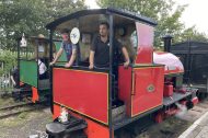 Melior and Leader at Sittingbourne Viaduct station during Gala Weekend 2021