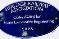 Awards - The Coiley Award for Steam Locomotive Engineering 2023