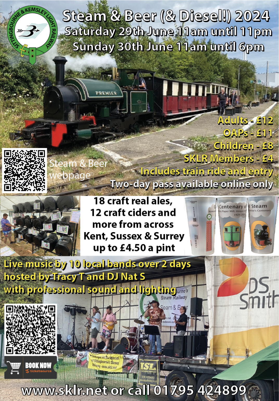 The Sittingbourne & Kemsley Light Railway - » Steam & Beer (& Diesel ...